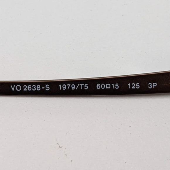 🕶️Made in Italy! Vogue VO2638-S 1979/T5 Sunglasses 60/15 125 /KAI420🕶️ - Picture 3 of 6